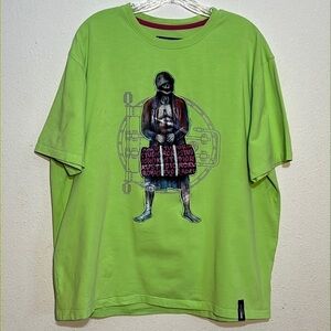 ROKU Studio Mens Green Graphic Tee Size 2XL